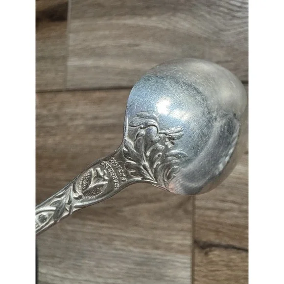 VTG Gorham Sterling Silver Teaspoon Iris Pattern Pat 1903 Art Nouveau - Picture 4 of 6